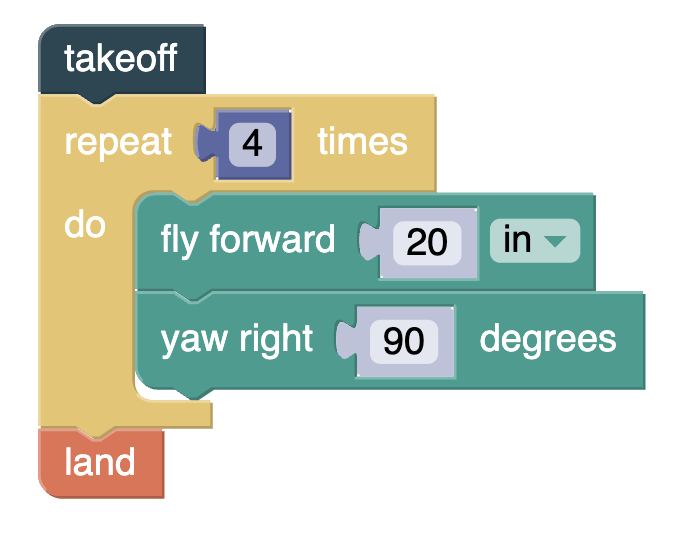 9. Introduction to Loops in DroneBlocks with Simulator and DroneBlocks